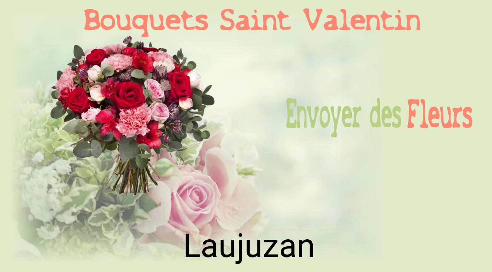 Roses de Saint-Valentin livrées à Laujuzan